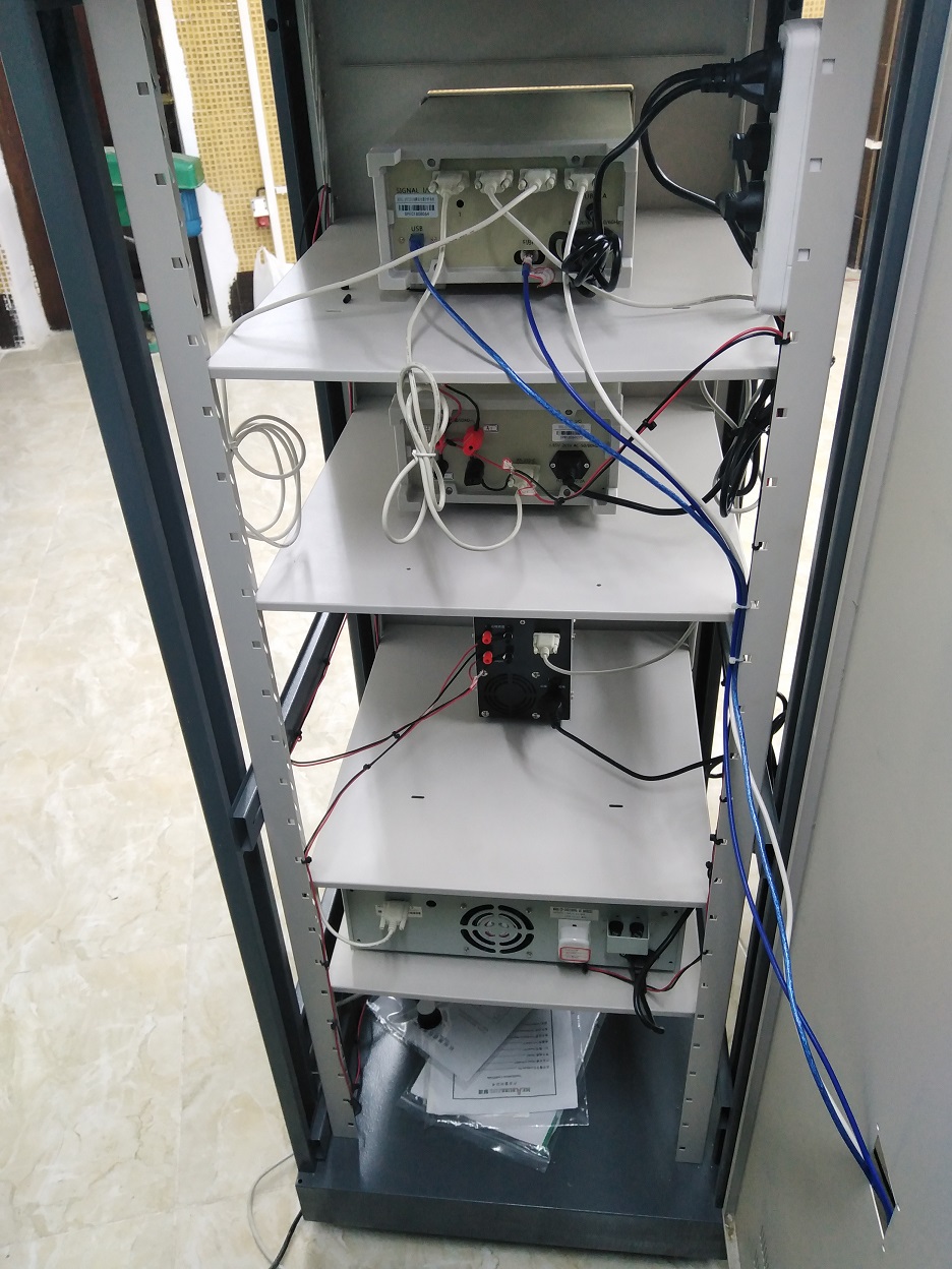 The multi spectral and electrical testing device.